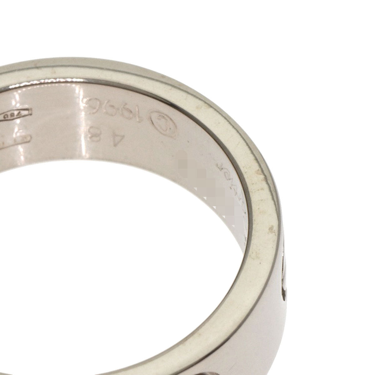 CARTIER love ring #48 Ring K18 White Gold Ladies [Used]