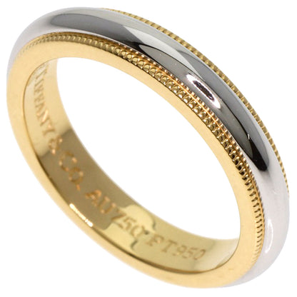 TIFFANY&Co. Milgrain Ring Platinum PT950 18K Yellow GoldLadies [Used]