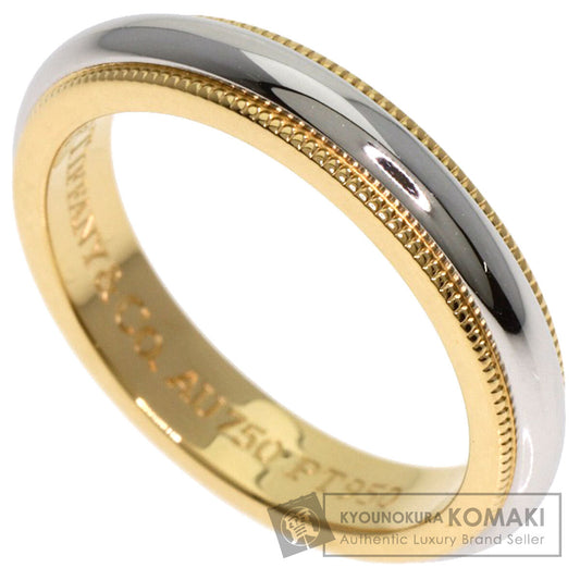 TIFFANY&Co. Milgrain Ring Platinum PT950 18K Yellow GoldLadies [Used]