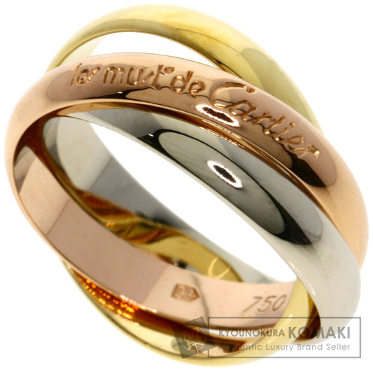 CARTIER Trinity #53 Ring K18 Yellow Gold K18 White GoldLadies [Used]