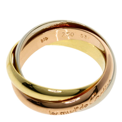 CARTIER Trinity #53 Ring K18 Yellow Gold K18 White GoldLadies [Used]