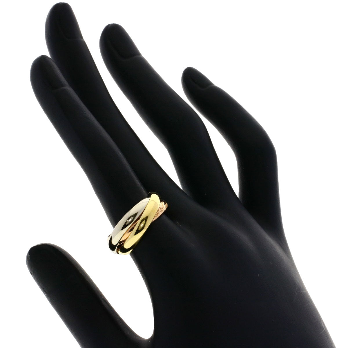 CARTIER Trinity #53 Ring K18 Yellow Gold K18 White GoldLadies [Used]