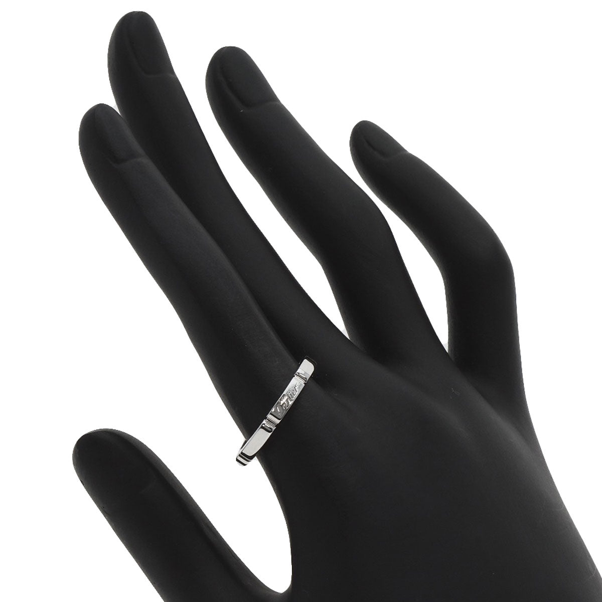 CARTIER Mayon PANTHERE #55 Ring K18 White Gold Ladies [Used]