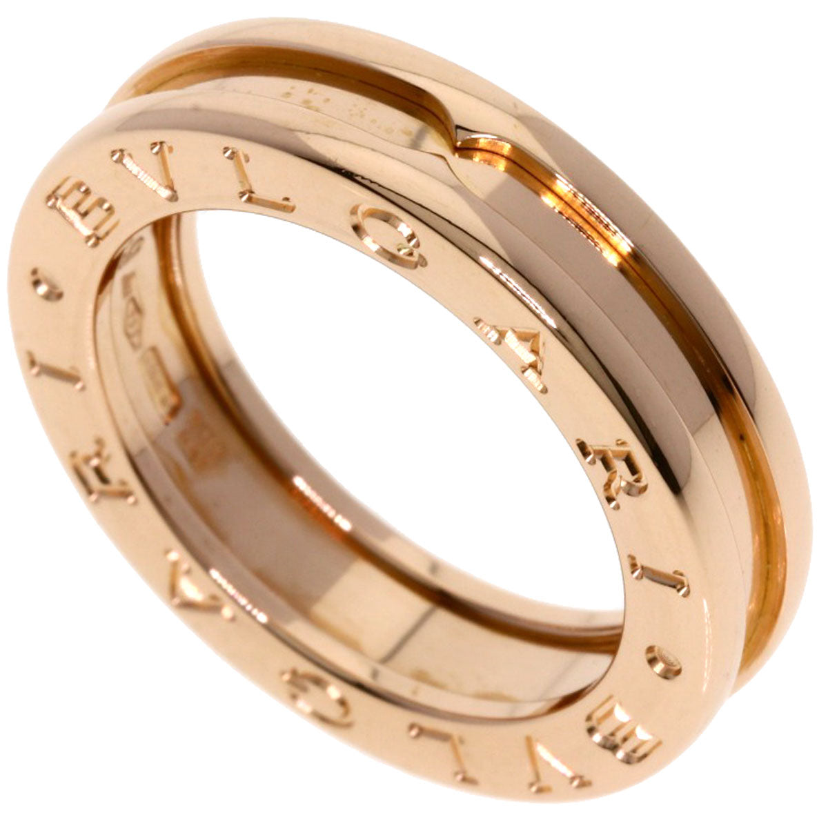 BVLGARI B.zero1 1 band XS #49 Ring K18 Pink Gold Ladies [Used]