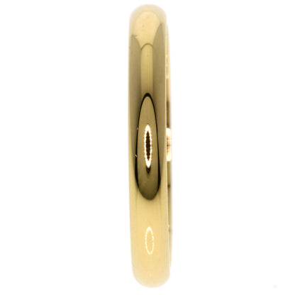 CARTIER Classic Band #49 Ring K18 Yellow Gold Ladies [Used]