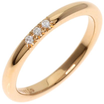 TIFFANY&Co. Forever Wedding 3P Diamond Ring K18 Pink Gold Ladies [Used]