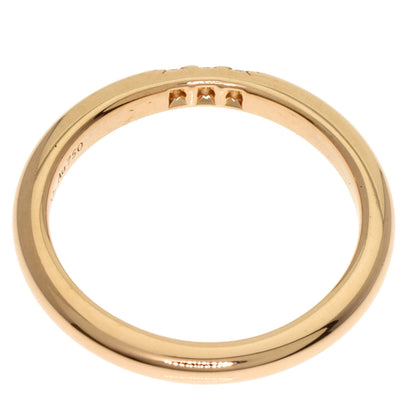 TIFFANY&Co. Forever Wedding 3P Diamond Ring K18 Pink Gold Ladies [Used]