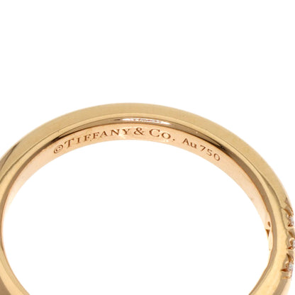 TIFFANY&Co. Forever Wedding 3P Diamond Ring K18 Pink Gold Ladies [Used]