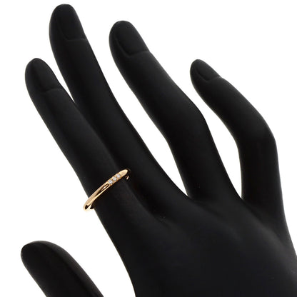 TIFFANY&Co. Forever Wedding 3P Diamond Ring K18 Pink Gold Ladies [Used]