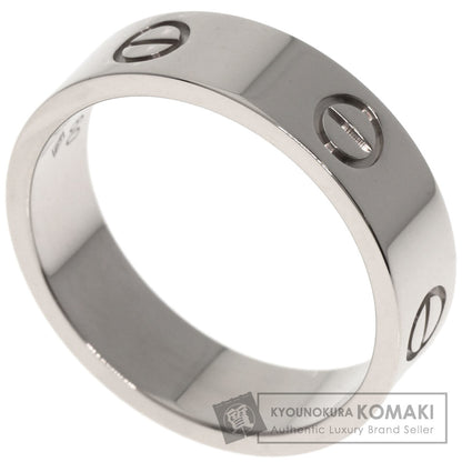 CARTIER   love ring #60 Ring  K18 White Gold unisex [Used]