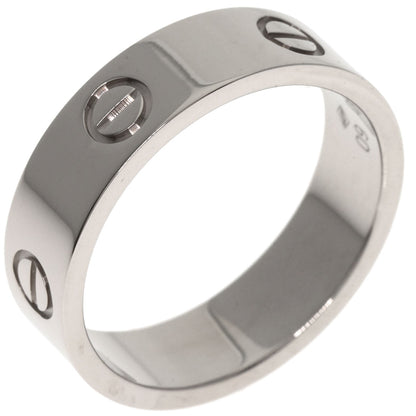 CARTIER   love ring #60 Ring  K18 White Gold unisex [Used]