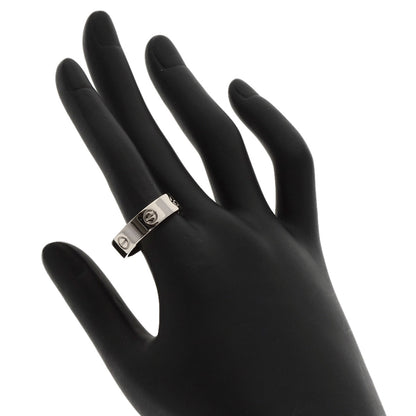 CARTIER   love ring #60 Ring  K18 White Gold unisex [Used]