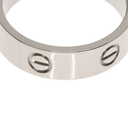CARTIER   love ring #60 Ring  K18 White Gold unisex [Used]