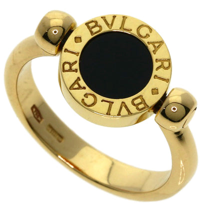 BVLGARI   BVLGARI BVLGARI Flip Coral Onyx Ring  K18 Yellow Gold Ladies [Used]