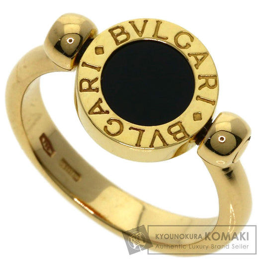 BVLGARI   BVLGARI BVLGARI Flip Coral Onyx Ring  K18 Yellow Gold Ladies [Used]