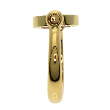 BVLGARI   BVLGARI BVLGARI Flip Coral Onyx Ring  K18 Yellow Gold Ladies [Used]