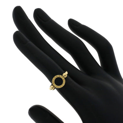 BVLGARI   BVLGARI BVLGARI Flip Coral Onyx Ring  K18 Yellow Gold Ladies [Used]