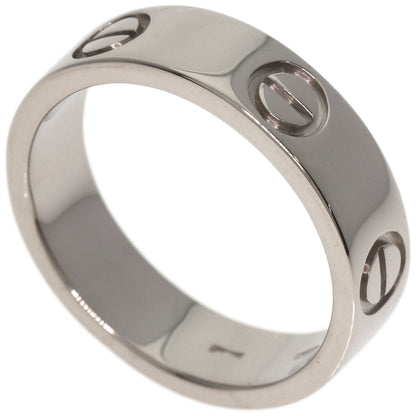 CARTIER love ring #54 Ring K18 White Gold Ladies [Used]