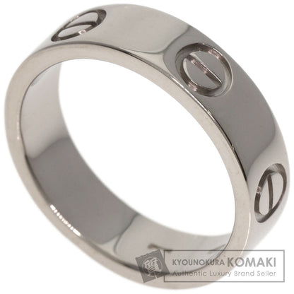 CARTIER love ring #54 Ring K18 White Gold Ladies [Used]