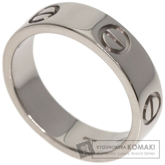 CARTIER love ring #54 Ring K18 White Gold Ladies [Used]