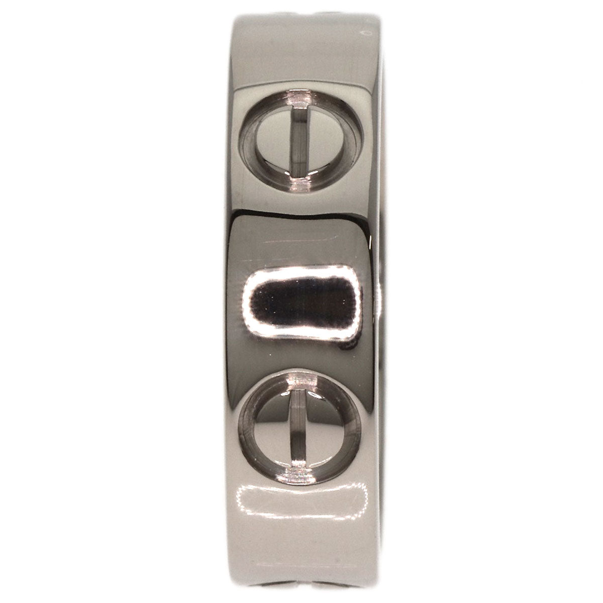 CARTIER love ring #54 Ring K18 White Gold Ladies [Used]