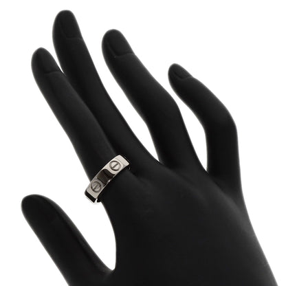CARTIER love ring #54 Ring K18 White Gold Ladies [Used]