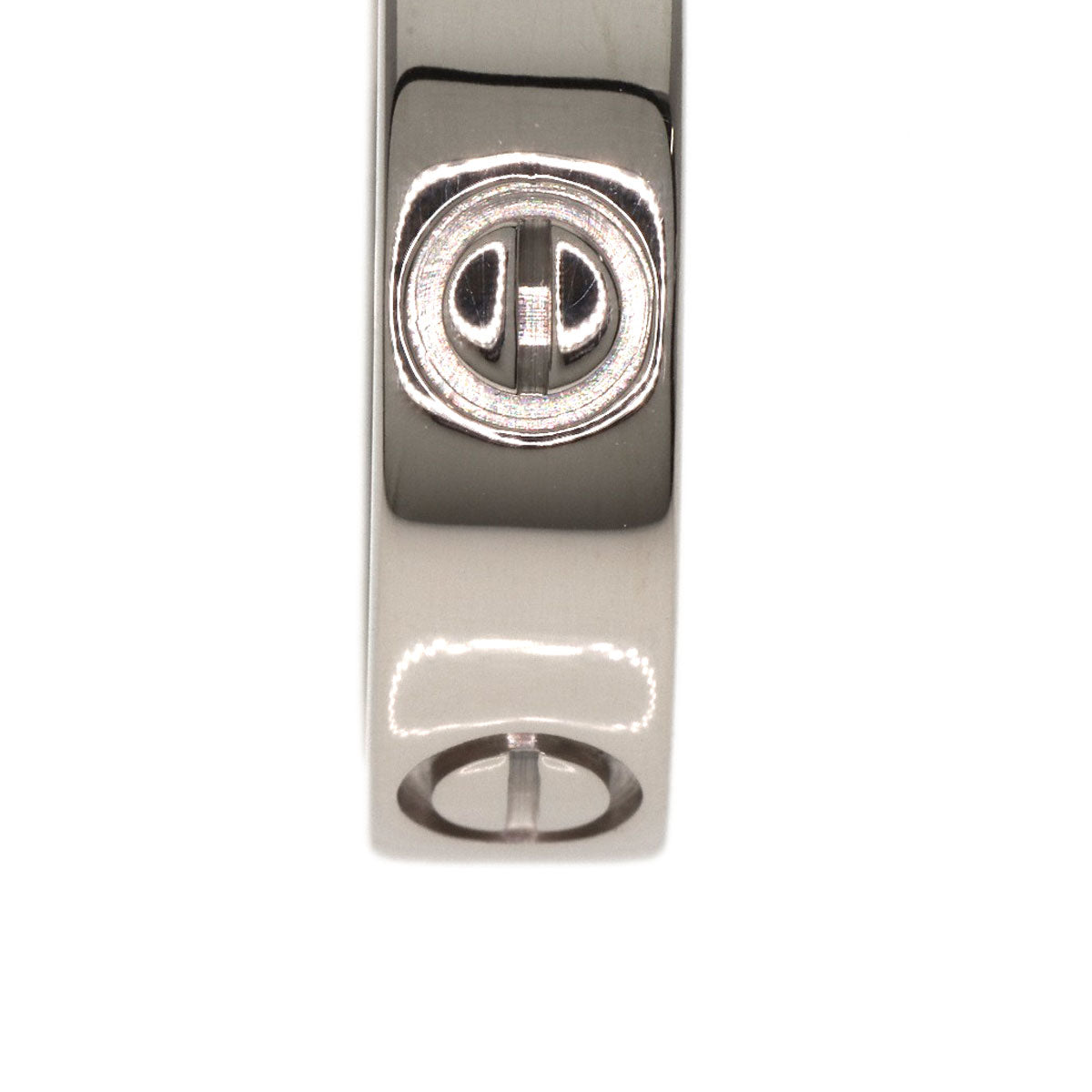 CARTIER love ring #54 Ring K18 White Gold Ladies [Used]
