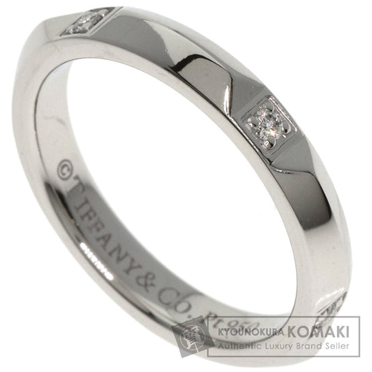 TIFFANY&Co.   True Band Ring Diamond Ring  Platinum PT950 Ladies [Used]