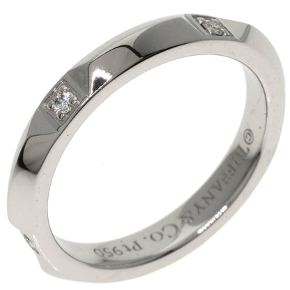 TIFFANY&Co.   True Band Ring Diamond Ring  Platinum PT950 Ladies [Used]