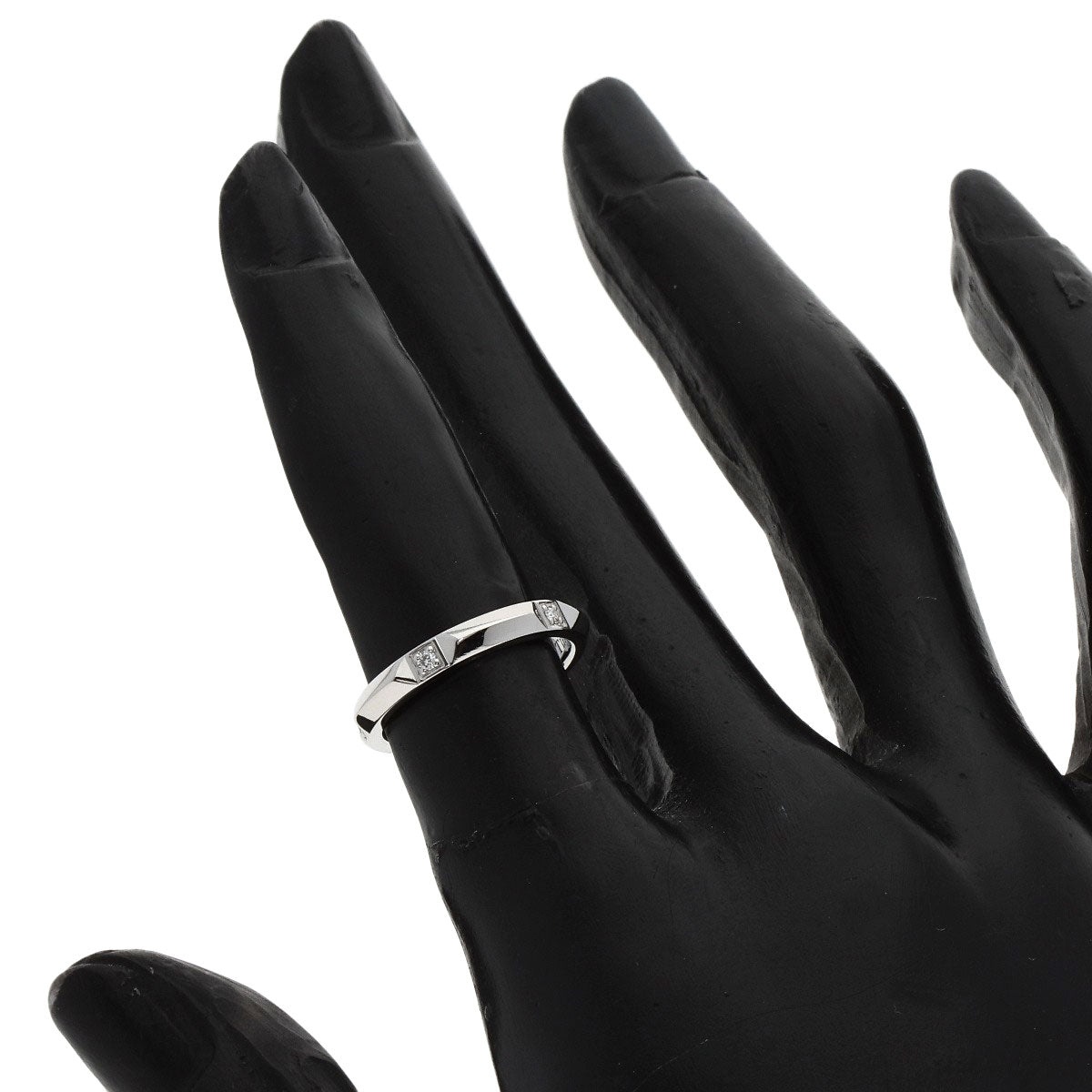 TIFFANY&Co.   True Band Ring Diamond Ring  Platinum PT950 Ladies [Used]