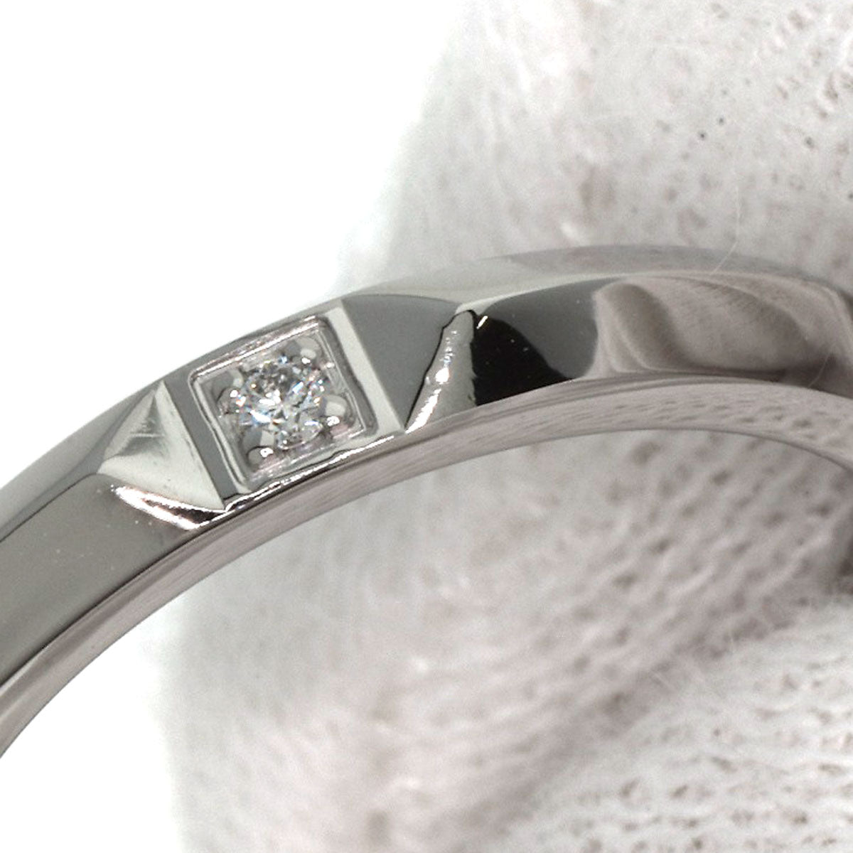 TIFFANY&Co.   True Band Ring Diamond Ring  Platinum PT950 Ladies [Used]