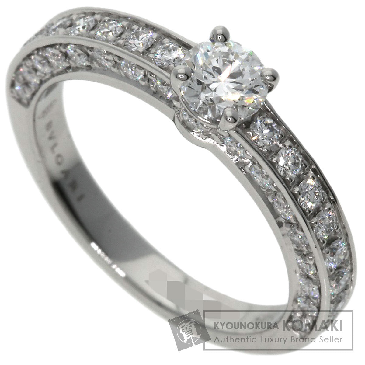 BVLGARI Dedicata Avanezia Diamond Ring Platinum PT950 Ladies [Used]