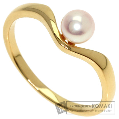 MIKIMOTO Pearl Pearl Ring K18 Yellow Gold Ladies [Used]