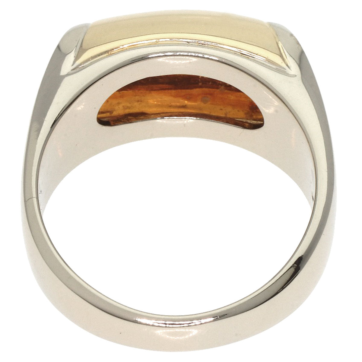 BVLGARI   Tromket Ring  K18 White Gold 18K Yellow GoldLadies [Used]
