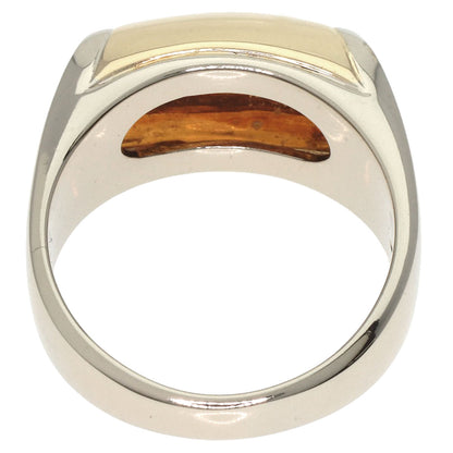 BVLGARI   Tromket Ring  K18 White Gold 18K Yellow GoldLadies [Used]