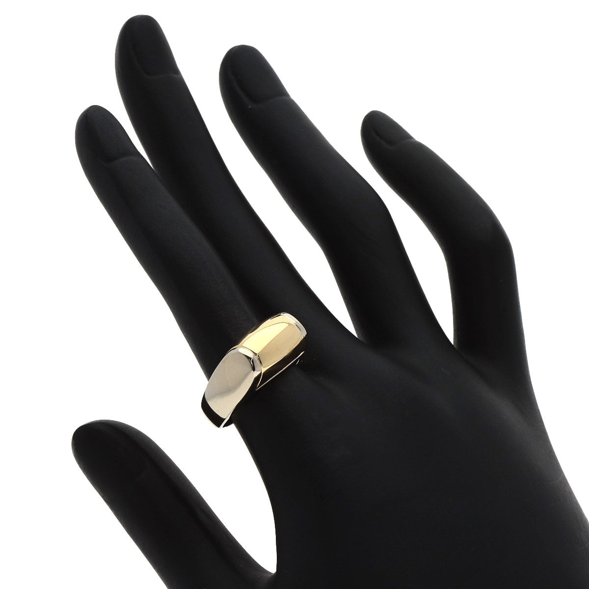 BVLGARI   Tromket Ring  K18 White Gold 18K Yellow GoldLadies [Used]