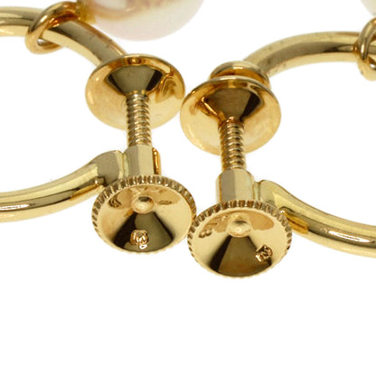 MIKIMOTO Pearl Pearl Earring K18 Yellow Gold Ladies [Used]