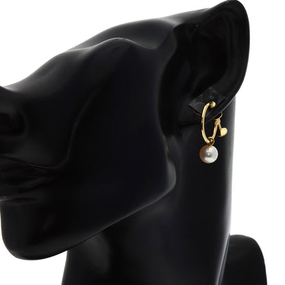 MIKIMOTO Pearl Pearl Earring K18 Yellow Gold Ladies [Used]