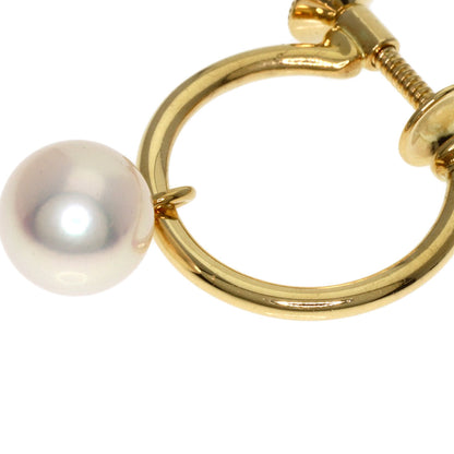 MIKIMOTO Pearl Pearl Earring K18 Yellow Gold Ladies [Used]
