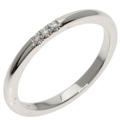 TIFFANY&Co.   Forever Wedding Band Ring 3P Diamond Ring  Platinum PT950 Ladies [Used]