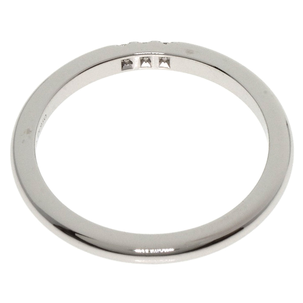 TIFFANY&Co.   Forever Wedding Band Ring 3P Diamond Ring  Platinum PT950 Ladies [Used]