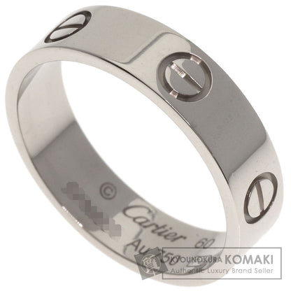 CARTIER love ring #60 Ring K18 White Gold Ladies [Used]