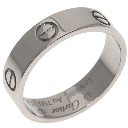 CARTIER love ring #60 Ring K18 White Gold Ladies [Used]