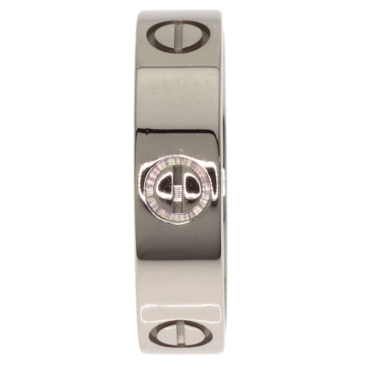 CARTIER love ring #60 Ring K18 White Gold Ladies [Used]