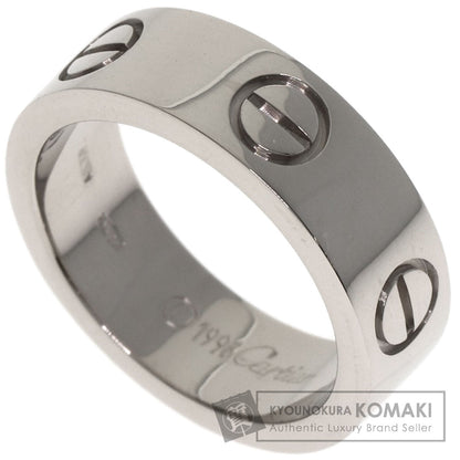 CARTIER love ring #48 Ring K18 White Gold Ladies [Used]