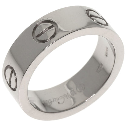 CARTIER love ring #48 Ring K18 White Gold Ladies [Used]