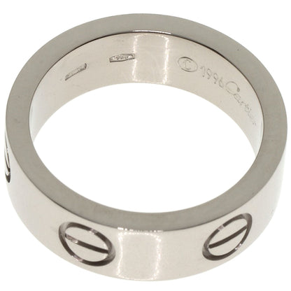 CARTIER love ring #48 Ring K18 White Gold Ladies [Used]