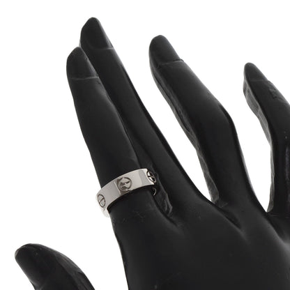 CARTIER love ring #48 Ring K18 White Gold Ladies [Used]