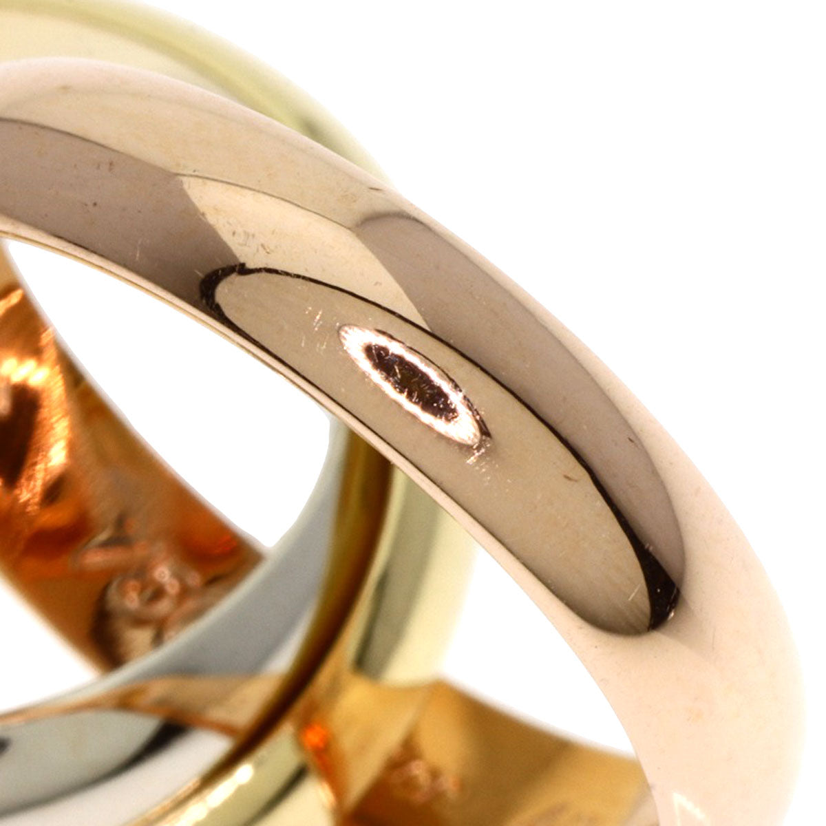 CARTIER Trinity Vintage #49 Ring K18 Yellow Gold K18 White GoldLadies [Used]