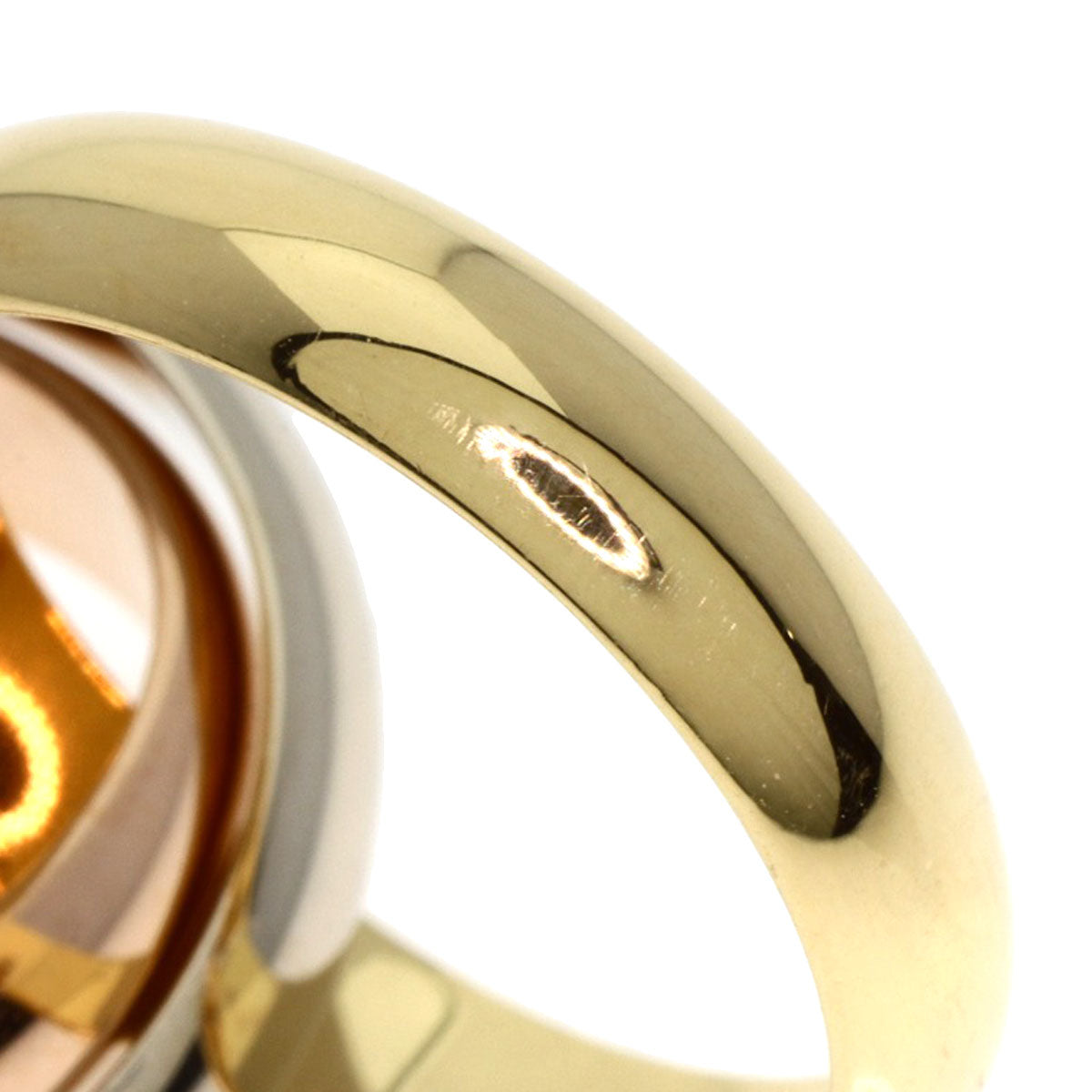 CARTIER Trinity Vintage #49 Ring K18 Yellow Gold K18 White GoldLadies [Used]